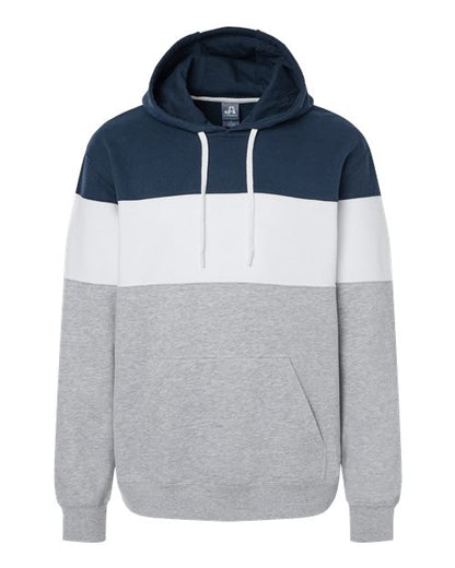 Men's Varsity Fleece Colorblocked Hooded Sweatshirt