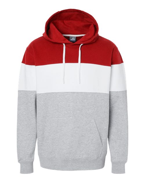 Men's Varsity Fleece Colorblocked Hooded Sweatshirt