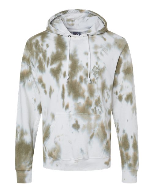 Men's Tie-Dyed Fleece Hooded Sweatshirt