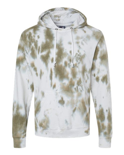 Men's Tie-Dyed Fleece Hooded Sweatshirt