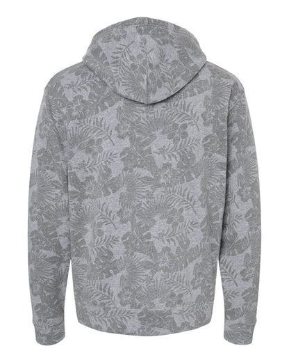 J. America Triblend Fleece Hooded Sweatshirt - 8871