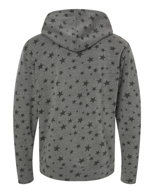 J. America Triblend Fleece Hooded Sweatshirt - 8871