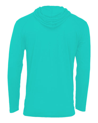 Badger Tri-Blend Surplice Hooded Long Sleeve T-Shirt - 4905