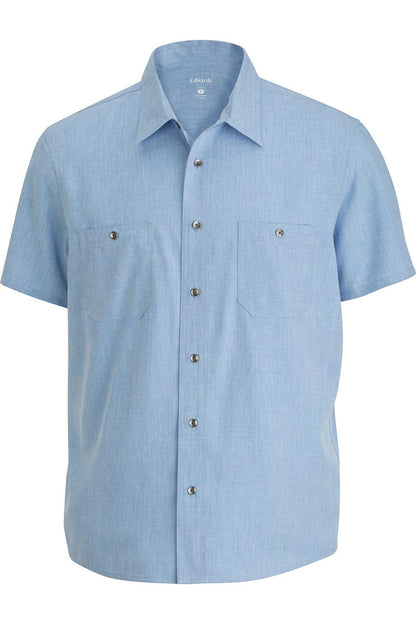 Melange Mens Camp Shirt - 1039