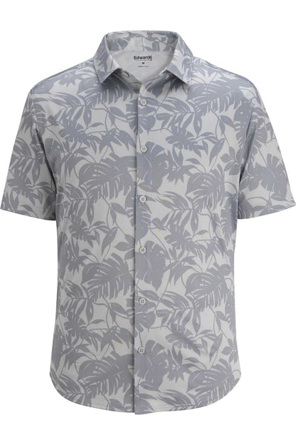 Mini Pique Unisex Camp Shirt - 1040
