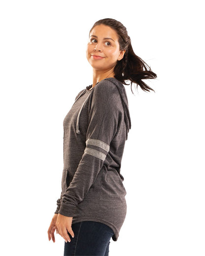 Holloway Women's Triblend Hooded Long Sleeve T-Shirt - 229390
