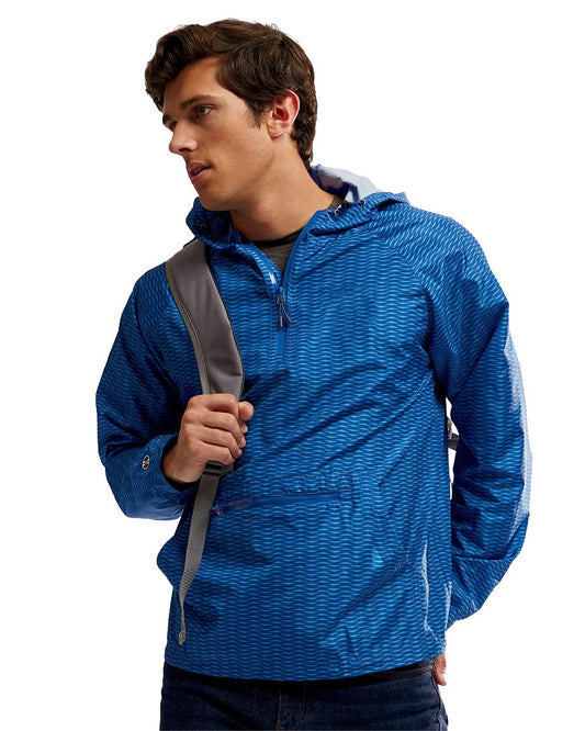 Holloway Range Hooded Packable Quarter-Zip Jacket - 229554
