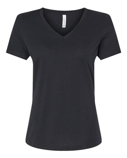 Women's Relaxed Heather CVC V-Neck Tee