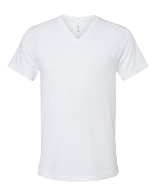 Unisex Heather CVC V-Neck Tee