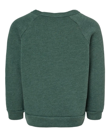 BELLA + CANVAS Toddler Sponge Fleece Raglan Sweatshirt - 3901T