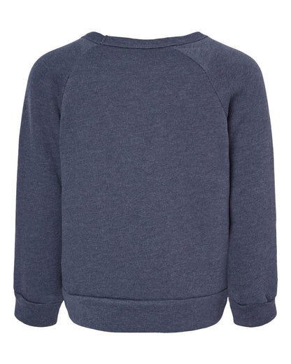 BELLA + CANVAS Toddler Sponge Fleece Raglan Sweatshirt - 3901T