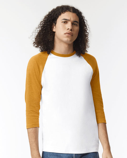 American Apparel CVC Three-Quarter Sleeve Tee - 2003CVC