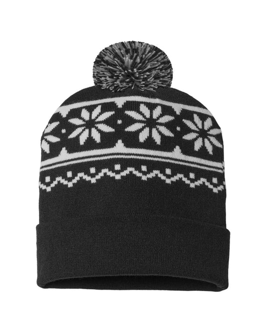 CAP AMERICA USA-Made Snowflake Beanie - RKF12