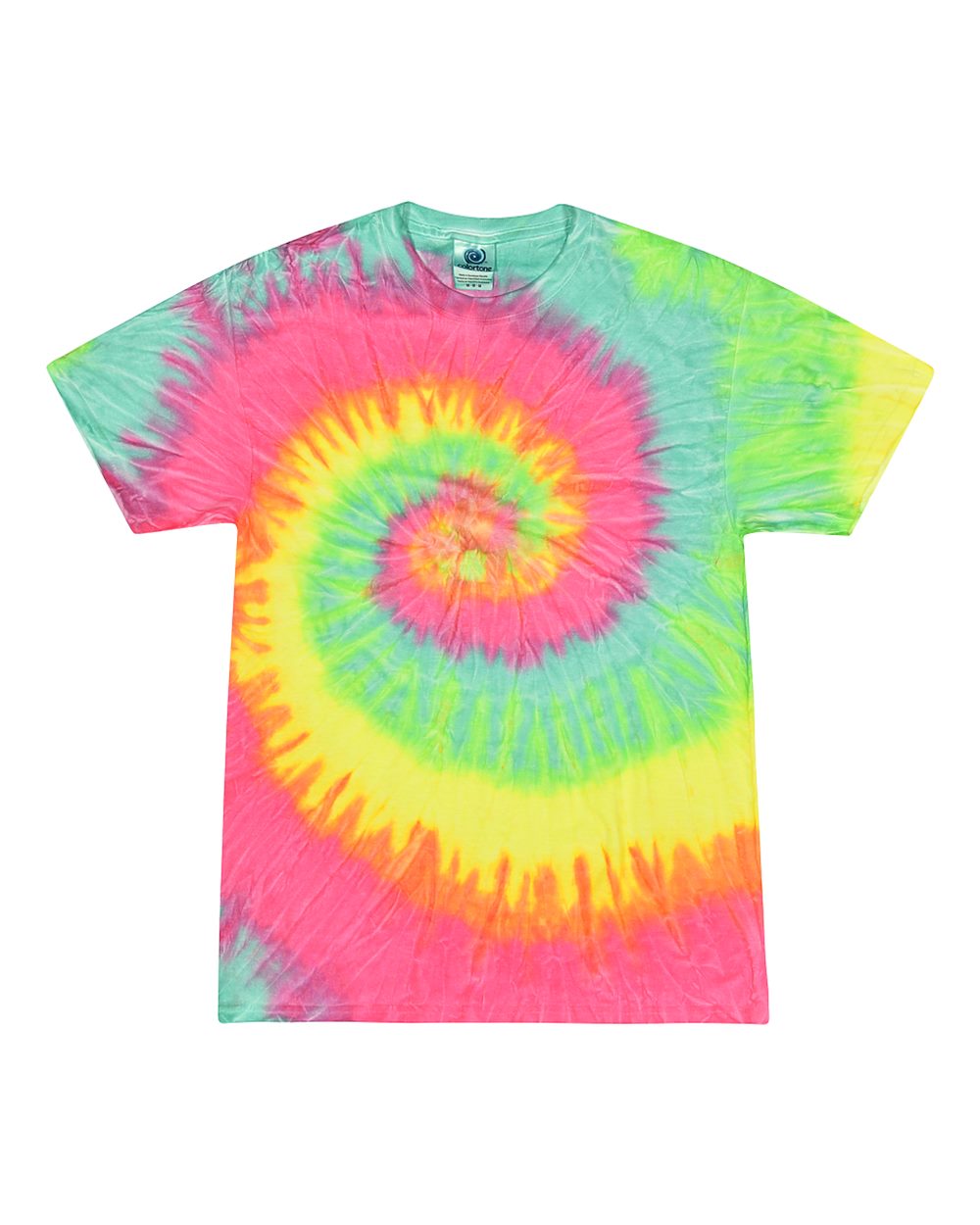 Colortone Youth Multi-Color Tie-Dyed T-Shirt - 1000Y