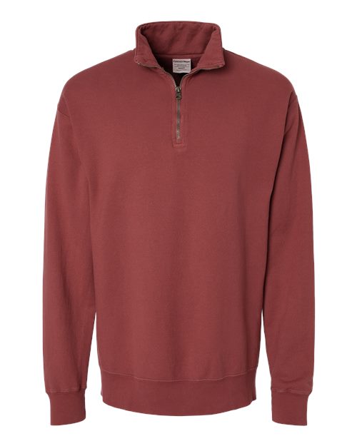 Unisex Garment-Dyed Quarter-Zip Sweatshirt