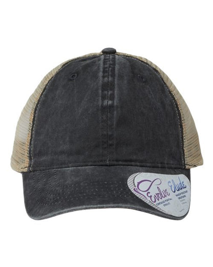 Women's Washed Mesh-Back Cap