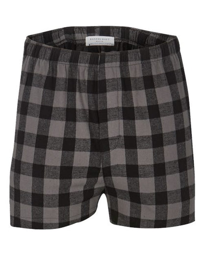 Men's Double Brushed Flannel Boxers