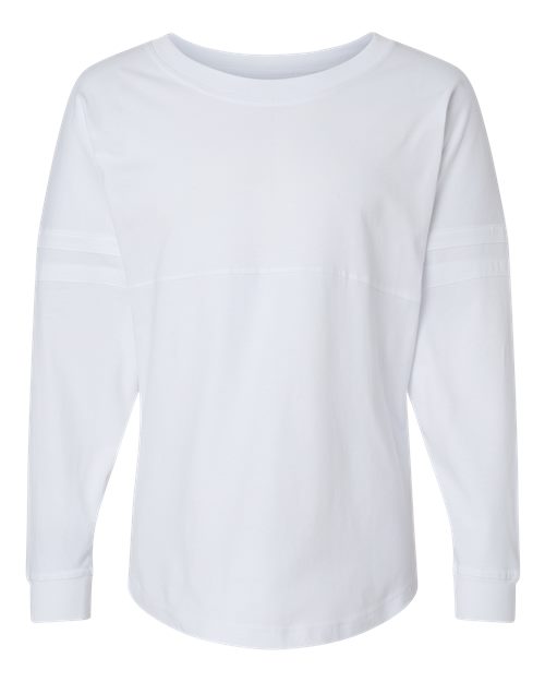 Women's Pom Pom Long Sleeve Jersey T-Shirt