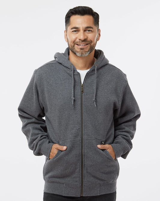 DRI DUCK Crossfire Heavyweight Power Fleece Hooded Jacket with Thermal Lining Tall Sizes - 7033T