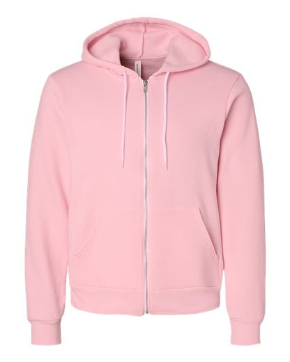 Unisex Sponge Fleece Full-Zip Hoodie Sweatshirt