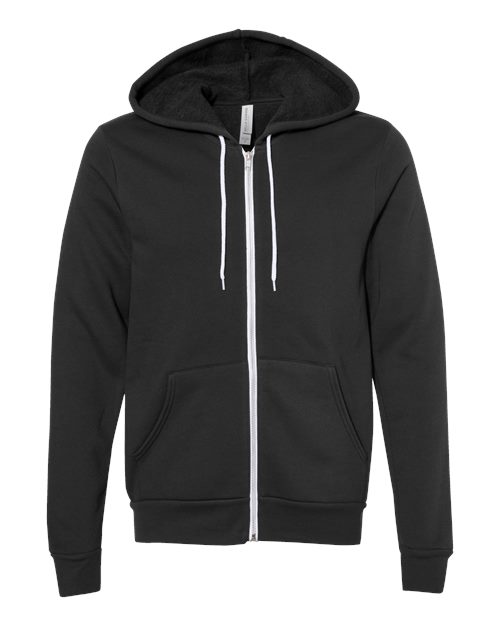 Unisex Sponge Fleece Full-Zip Hoodie Sweatshirt