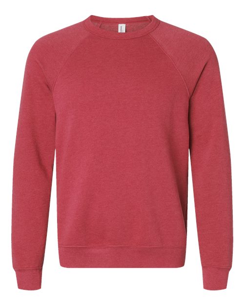 Unisex Sponge Fleece Raglan Crewneck Sweatshirt