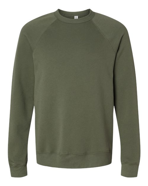 Unisex Sponge Fleece Raglan Crewneck Sweatshirt