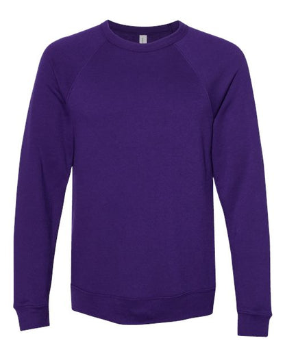 Unisex Sponge Fleece Raglan Crewneck Sweatshirt