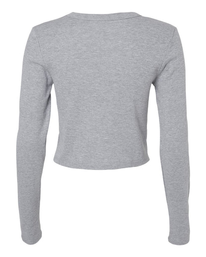 BELLA + CANVAS Women's Micro Rib Long Sleeve Baby Tee - 1501