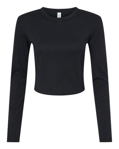 Women's Micro Rib Long Sleeve Baby Tee