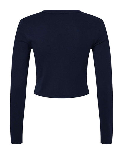 BELLA + CANVAS Women's Micro Rib Long Sleeve Baby Tee - 1501