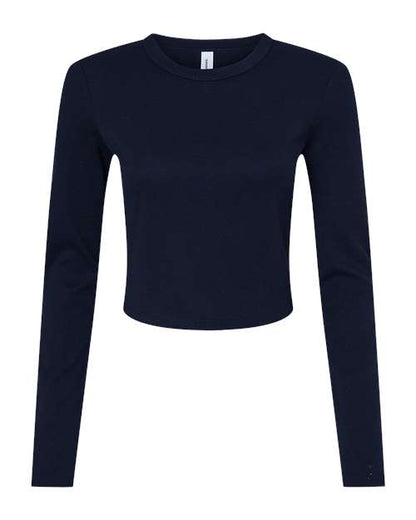 Women's Micro Rib Long Sleeve Baby Tee