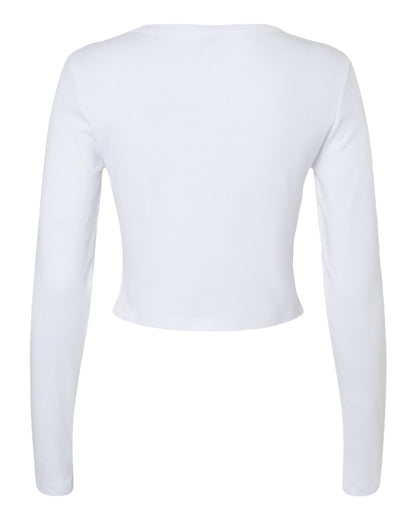 BELLA + CANVAS Women's Micro Rib Long Sleeve Baby Tee - 1501