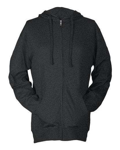 Unisex Beach Full-Zip Hooded Long Sleeve T-Shirt