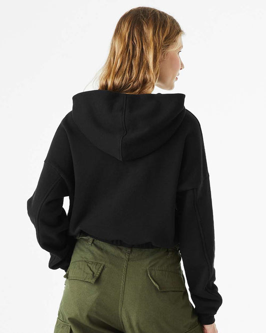 BELLA + CANVAS FWD Fashion Women's Sponge Fleece Cinched Bottom Hoodie - 7506