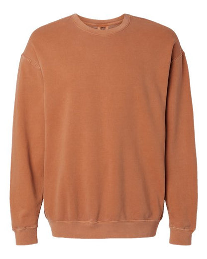 Unisex Garment-Dyed Lightweight Fleece Crewneck Sweatshirt