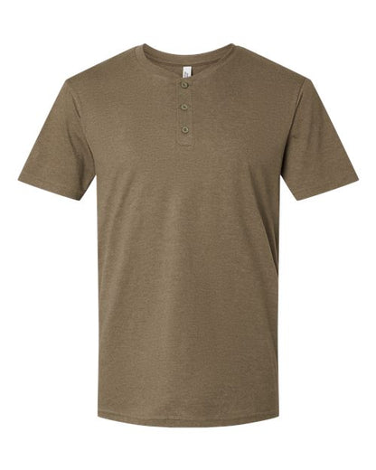 Unisex CVC Henley Tee