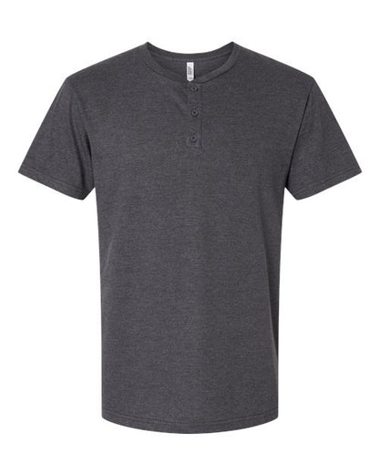 Unisex CVC Henley Tee