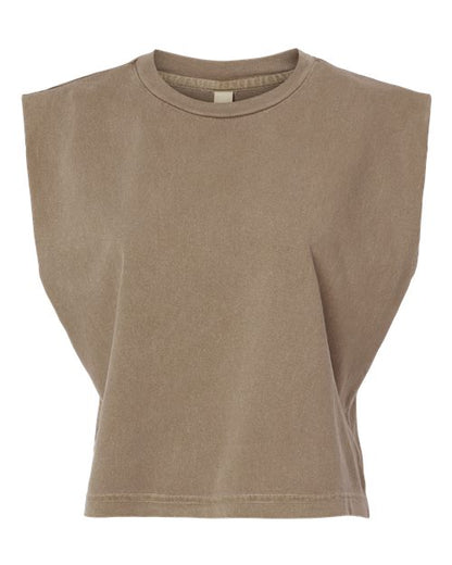 Women's Garment-Dyed Heavyweight Muscle Tee