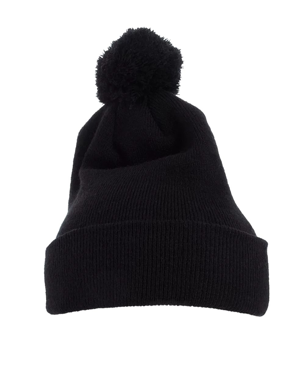 Flexfit Cuff Knit Beanie w Pom - 1501P