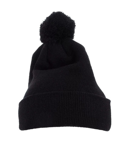 Flexfit Cuff Knit Beanie w Pom - 1501P