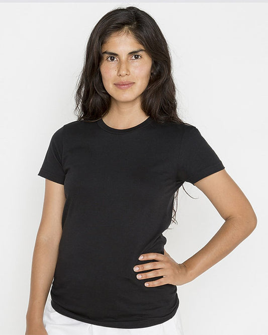 Los Angeles Apparel USA-Made Women's Fine Jersey T-Shirt - 21002