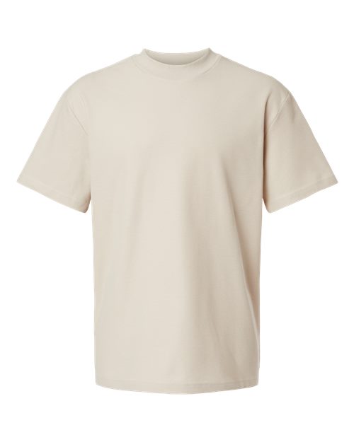 Unisex Pique Mockneck Tee
