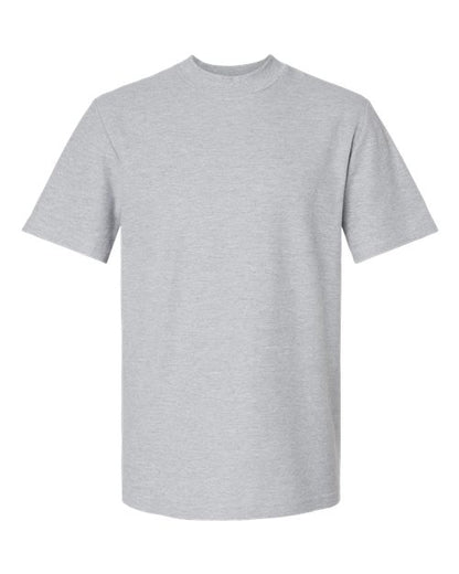 Unisex Pique Mockneck Tee