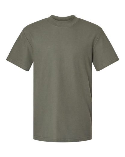 Unisex Pique Mockneck Tee