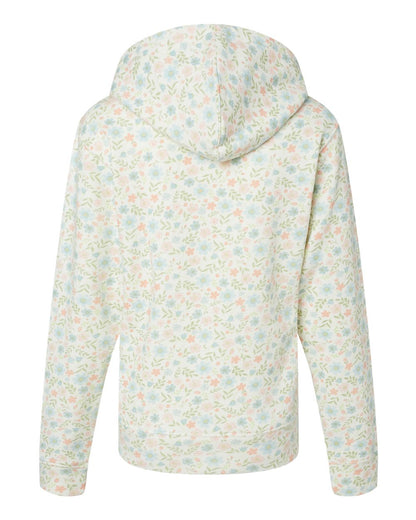 J. America Triblend Fleece Hooded Sweatshirt - 8871