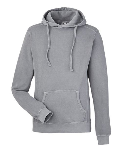 Unisex Pigment-Dyed Fleece Hooded Sweatshirt