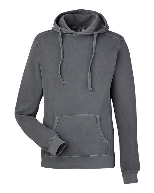 Unisex Pigment-Dyed Fleece Hooded Sweatshirt