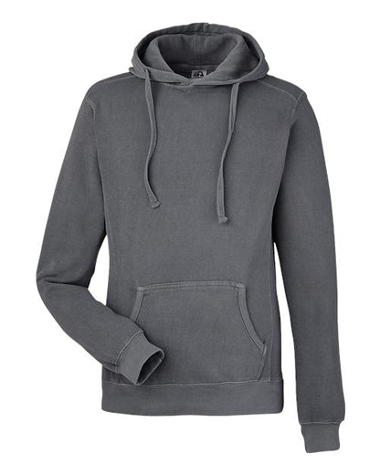 Unisex Pigment-Dyed Fleece Hooded Sweatshirt