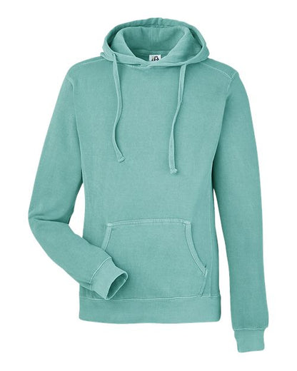 Unisex Pigment-Dyed Fleece Hooded Sweatshirt